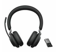 Jabra Evolve2 65 USB-A MS Stereo - Black Wireless Headset / Music Headphones NEW