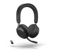 Jabra EVOLVE2 75 ANC MS Bluetooth headset, Link380 USB-A