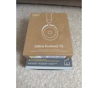 Jabra Evolve2 75 Bluetooth Headset- Link 390a MS Black 27599-999-999