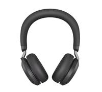 Jabra Evolve2 75 stereo, BT,ANC, MS, USB-C/A, sarging stand, beig