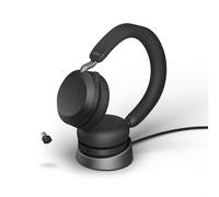 Jabra Evolve2 75 USB-C UC with charging base Smart wireless headset for flexible business communication. Ideal for Office workers.