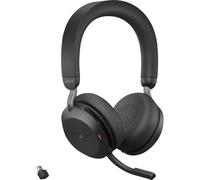 Jabra Evolve2 75 Wireless USB-C Bluetooth PC Headset with ANC - Black