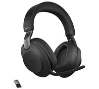 Jabra Evolve2 85 Noise-Canceling Wireless Over-Ear Headset (Microsoft Teams, USB Type-A, Black)