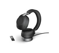 Jabra Evolve2 85 MS Stereo Bluetooth USB-A Headset with Charge Stand MS Teams