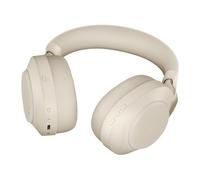 Jabra Evolve2 85 UC Stereo Link380c Over-Ear Headphones, Beige