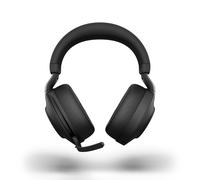 Jabra Evolve2 85 Wireless PC Headset - Noise Cancelling Microsoft Teams Certified Stereo Headphones With Long-Lasting Battery - USB-A Bluetooth Adapter - Black