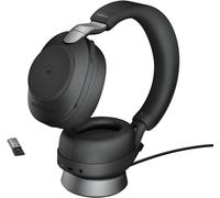 Jabra Evolve2 85 with stand Link 390a MS S 28599-999-989