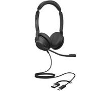 Jabra Evolve2 Wired Headset Over-the-head USB Without Bluetooth No Stereo 30 SE Black