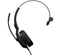 Jabra Evolve2 Wired & Wireless Headset Over-the-head USB With Bluetooth Active Noise Cancelling Mono 50 Black
