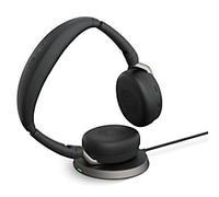 Jabra Evolve2 Wired & Wireless Headset Over-the-head USB With Bluetooth Active Noise Cancelling With Microphone Stereo Black