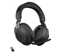 Jabra Evolve2 Wireless Headset Bluetooth 3.5 mm Jack USB Active Noise Cancelling With Microphone Stereo 65 Black