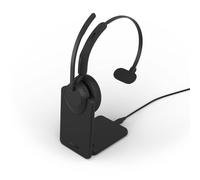 Jabra Evolve3 45 Mono USB-C UC + Charging Stand Wireless mono headset with charging dock, USB-C connection, ANC, 3 ClearVoice™ microphones and UC