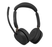 Jabra Evolve3 65 Duo USB-C MS Wireless ANC Headset Microsoft Teams-certified Bluetooth headset with adaptive active noise cancellation and ClearVoice