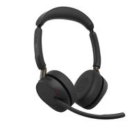 Jabra Evolve3 65 Duo USB-C UC Wireless ANC Headset A UC Bluetooth headset with adaptive active noise cancellation (ANC) and ClearVoice technology,