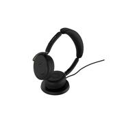 Jabra Evolve3 65 Flex - Ultra-lightweight, wireless dual USB-C headset with ANC | Certified for UC platforms | Includes charging stand