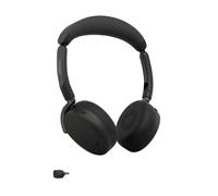 Jabra Evolve3 65 Flex USB-C UC Wireless ANC Headset Foldable UC professional headset without a microphone boom, featuring adaptive ANC, ClearVoice AI
