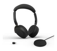 Jabra Evolve3 65 Flex - Ultra-lightweight, wireless dual USB-C headset with ANC | Certified for Microsoft Teams | Includes charging stand