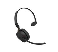 Jabra Evolve3 65 MS - USB-A with Dongle - Mono A wireless mono headset for Microsoft Teams with adaptive ANC and ClearVoice, ideal for crystal-clear