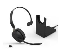 Jabra Evolve3 65 Single-Ear Wireless Bluetooth Headset with Mic, UC, USB-C