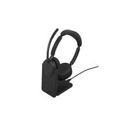 Jabra Evolve3 65 - Wireless Dual USB-C Headset with ANC | Certified for Microsoft Teams | Includes Charging Stand