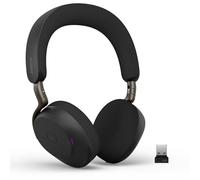 Jabra Evolve3 75 On-Ear Wireless Bluetooth Headset with Microphone, Black