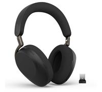 Jabra Evolve3 85 Over-Ear Wireless Bluetooth Headset with Microphone for Work, USB-A, AI Voice Call Technology, Adaptive Active Noise Cancellation, 25-Hour Battery, Works with Meeting Apps, Black