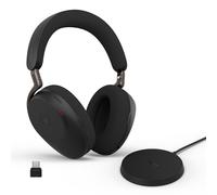 Jabra Evolve3 85 MS USB-C + Charging base Microsoft Teams-certified wireless over-ear headset with USB-C dongle and charging base, for professional