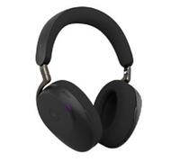 Jabra Evolve3 85 UC Link 390 Wireless Headset USB-A Black with Wireless Charging pad