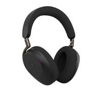 Jabra Evolve3 85 UC Link 390 Wireless Headset USB-C Black with Wireless Charging pad