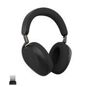 Jabra Evolve3 85 Wireless Bluetooth Headset with Mic, USB-A, Teams, Black | Over-Ear Headphones with Advanced ANC, 25h Battery, AI Voice Technology & Jabra ClearVoice Calls, Lightweight Comfort