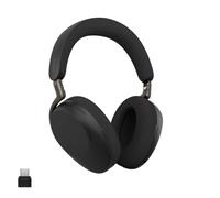 Jabra Evolve3 85 Wireless Bluetooth Headset with Mic, USB-C, UC, Black | Over-Ear Headphones with Advanced ANC, 25h Battery, AI Voice Technology & Jabra ClearVoice Calls, Lightweight Comfort