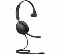Jabra Evolve2 40 SE Headset Wired Head-band Calls/Music USB Type-C Black