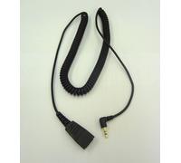 Jabra GN Netcom QD-to-2.5mm 2M coiled cord for phones with 2.5mm Headset Jack