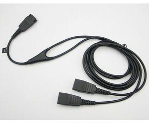 Jabra GN Netcom Y-Cord QD Training Supervisor Splitter Cable without MUTE - New