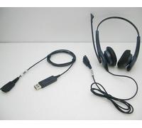 Jabra GN2000 Duo Noise Canceling QD Headset + Jabra Link 230 for WORK FROM HOME