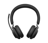 Jabra Headset Evolve2 65 USB-C Black MS Stereo Wireless Noise Cancelling With