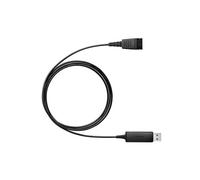 Jabra Link 230 USB Adapter for Corded QD Headset , black