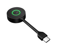 Jabra Link 400 USB-C DECT Adapter - Portable and durable Dongle with up to 150 m of Secure Wireless Range for selected Engage Wireless Headsets - MS Teams variant - Black