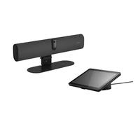 Jabra PanaCast 40 Video Bar System (VBS) Small Meeting Room Android OS and Touch Controller, 180° Field-of-View Video System with Mic and Speakers, Certified for Zoom Rooms, Black, UK plug