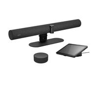 Jabra PanaCast 55 VBS - All-in-One 4K AI Video Bar for Medium Meeting Rooms, 180° Panoramic View, 8 Beamforming Mics, 4 Speakers, Microsoft Teams & Zoom Certified, Black (8900-231)