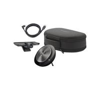 Jabra PanaCast Meet Anywhere Video Conference Bundle - Video Camera with 180° Panoramic-4K View Speak 750, UC Certified, Works with Zoom, Google Meet - 1m USB Cable and Travel Case