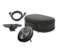 Jabra PanaCast Panoramic 4K Video Conferencing Camera Bundle - Plug-and-Play Video Camera with 180 Degree Field of View - Jabra Speak 710 MS Conference Speaker and Accessories