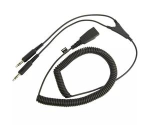 Jabra PC cord - QD to 2x3_5mm
