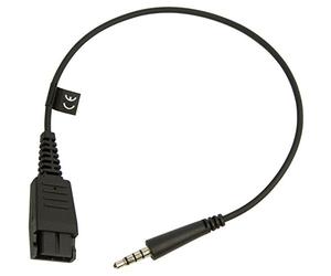 Jabra QD Straight to 3.5 mm Jack Cord for Speak 410/510 Speakerphone