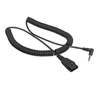 New Jabra/GN Netcom 2.5mm to QD Corded Headset Cable - P/N 8800-01-46