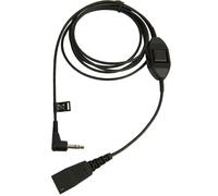 Jabra QD to 3.5mm w. Answer Button for Alcatel
