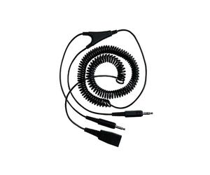 Jabra QD to Dual Jack 3.5mm Cable Jabra Quick Disconnect 2 mini-phone female audio cable