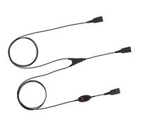 Jabra SUPERVISOR cord w_ mute. Product type: Cable Product colour: Black
