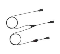 Jabra Supervisor Y-Cord Adapter Headset Splitter With Mute Black 8800-02-01