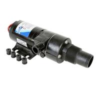 Jabsco 18590-2094 Macerator Pump, Self Priming, Run Dry Protection, Waste Evacuation, 24 Volts DC, Black